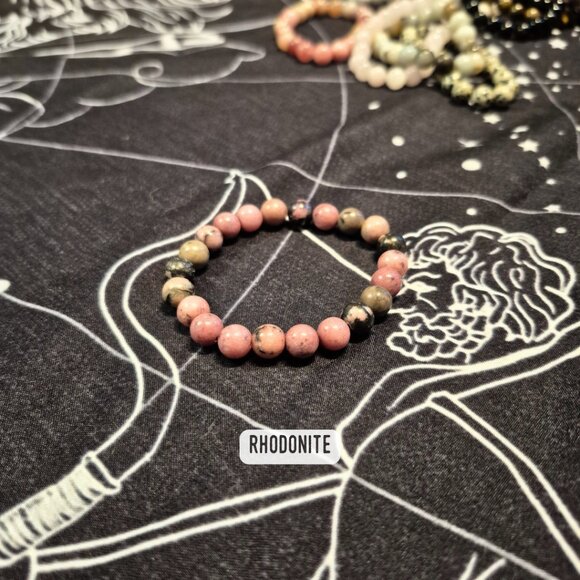 Crystal Gemstone Bracelets, - Picture 4 of 6